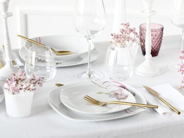 Набор тарелок на 6 персон, 18 предметов, Square Orchidee Creatable