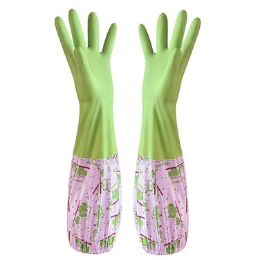 Резиновые перчатки для мытья посуды 45 см. TRIXES