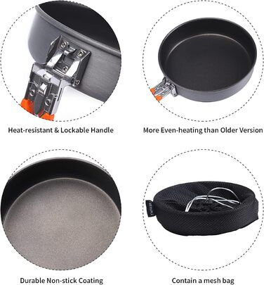 Сковорода для кемпінгу 20 см 900 мл Fire-Maple