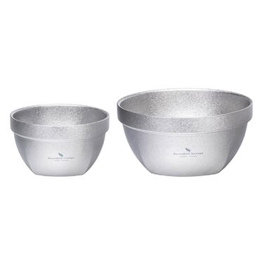 Набор титановых лоханок для кемпинга 500 и 800 мл Boundless Voyage