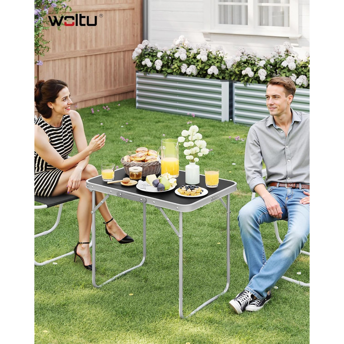 Кемпінговий стіл чорний WOLTU