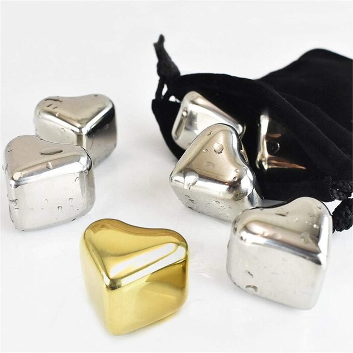 Набір охолоджувальних каменів для віскі з нержавіючої сталі Ulalaza