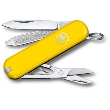 Ніж швейцарський 7 функцій, 58 мм, Victorinox Classic SD Colors Sunny Side