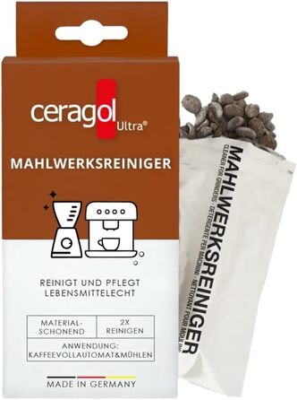 Засіб для чищення кавомолок 2 х 15 г ceragol ultra