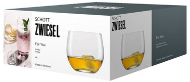 Стакан для виски 0,4 л, набор 4 предмета For You Schott Zwiesel