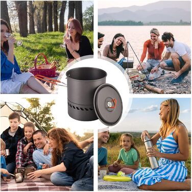 Кемпинговый котелок 1,5л Dtaigou