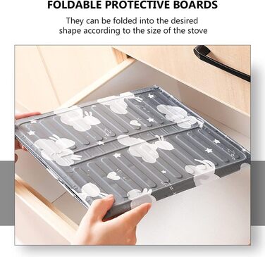 Складная защитная пластина от брызг масла Lurrose