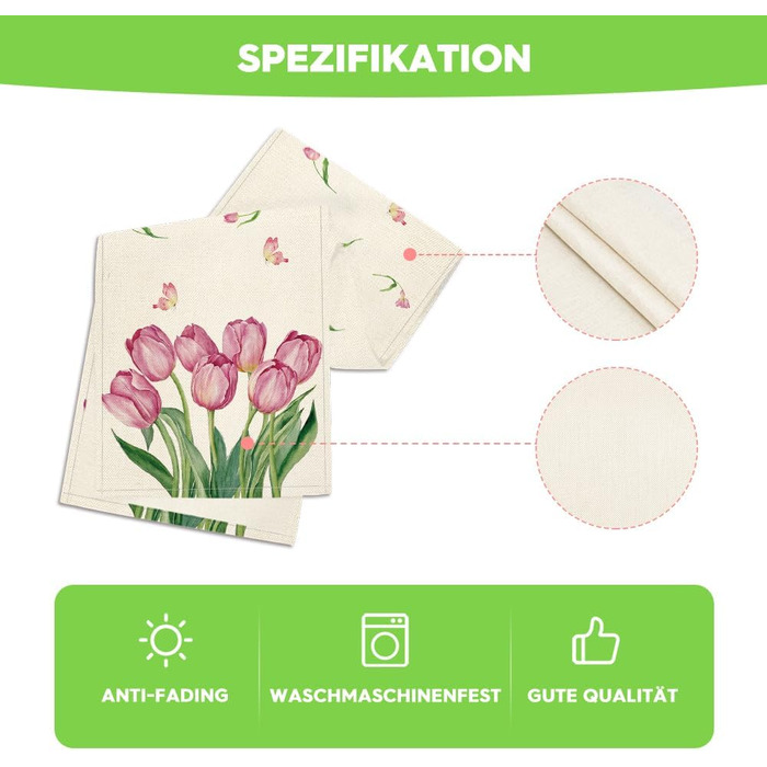 Весняна скатертина на стіл 140 х 40 см бежевий Artoid Mode