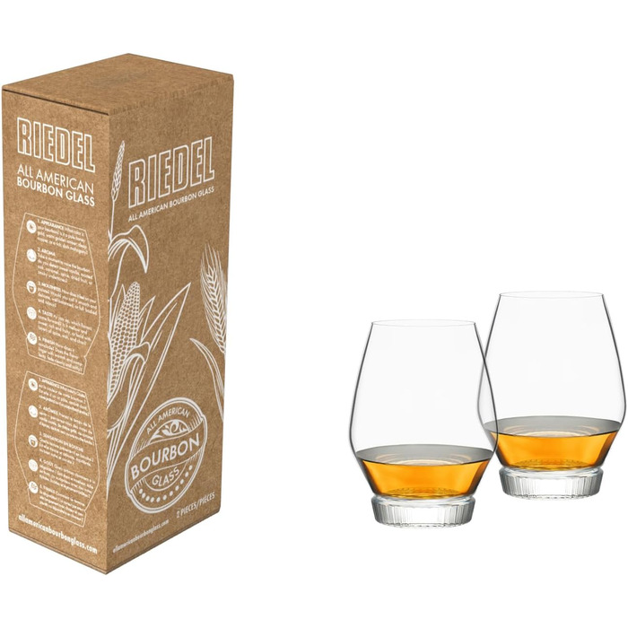Набор из 2 бокалов для бурбона 0,25 л, All American Bourbon Glass Riedel