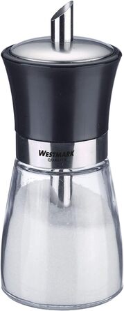 Дисплей Westmark, Содержимое 6 диспенсеров, Емкость 190 мл каждый, Стекло/Нержавеющая сталь/пластик, Прозрачный/Черный/Серебристый, 63592611 (дозатор сахара, (упаковка из 2 шт. ), Blacky)