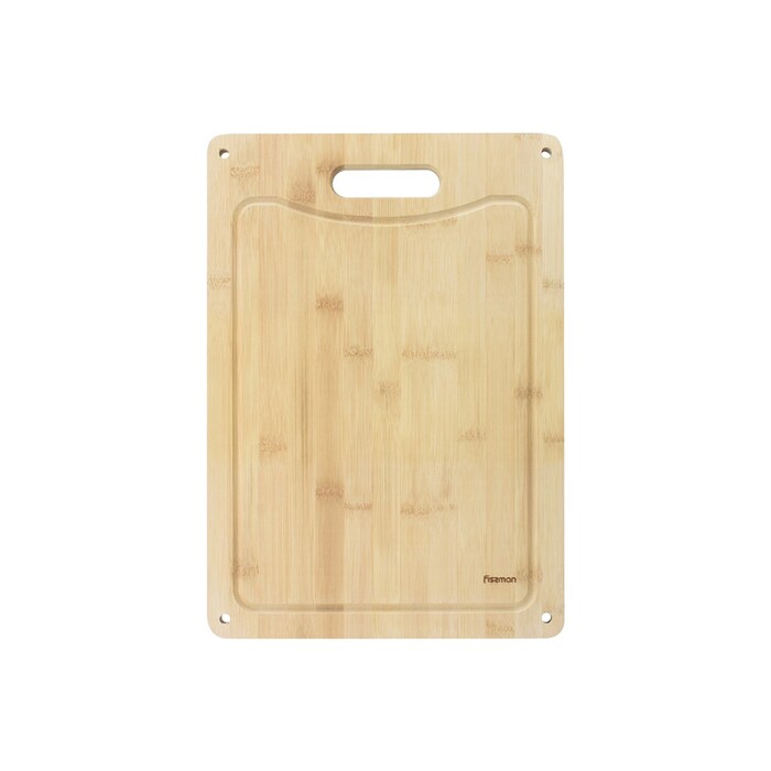 Обробна дошка для мяса, овочів і фруктів Fissman 40x28x1,5 см (8772)