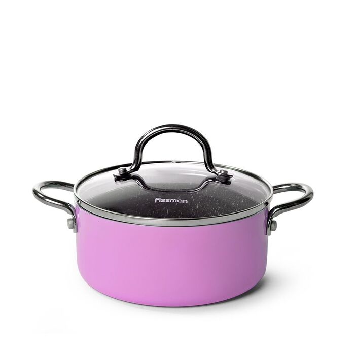Каструля зі скляною кришкою 16 см 1,3 л MINI CHEF Fissman