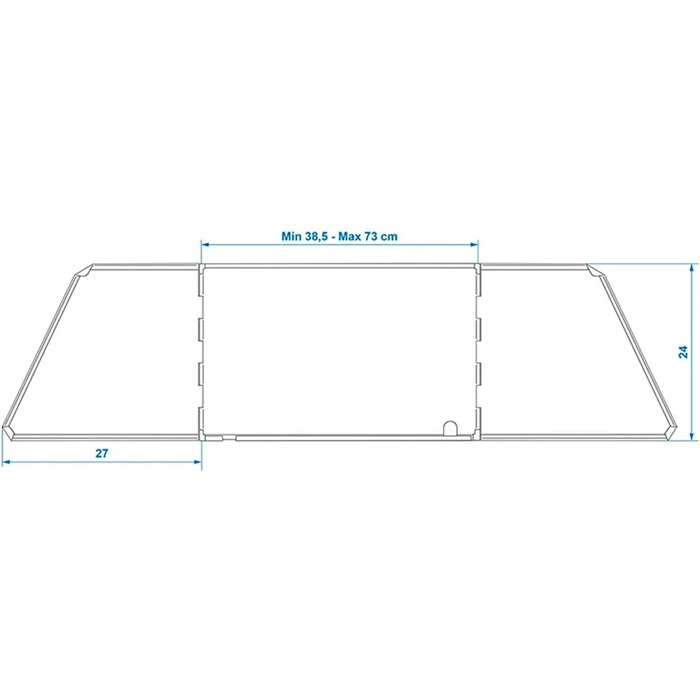 Сложный ветрозащитный экран для газовых плит APT