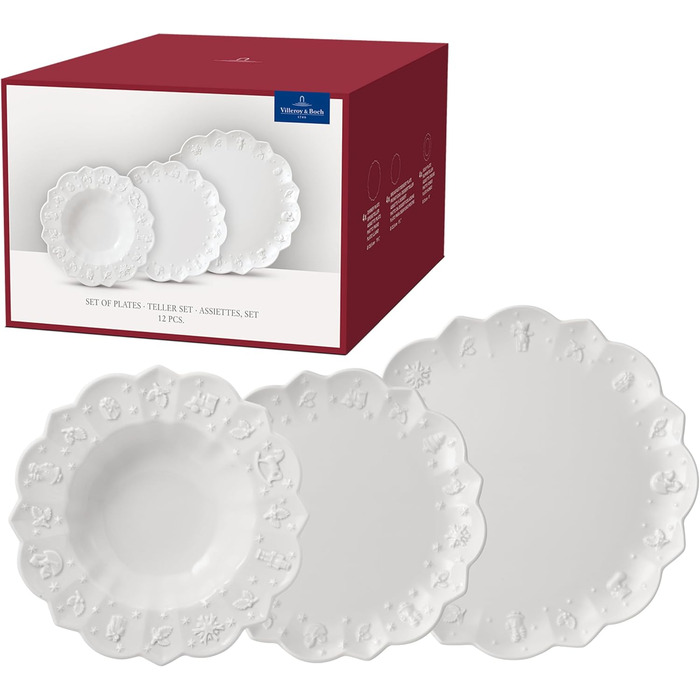 Набір тарілок на 4 персони, 12 предметів Toy's Delight Royal Classic Villeroy & Boch