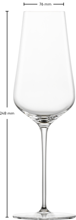 Бокал для шампанского, набор 2 предмета, Duo Zwiesel Glas