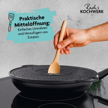 Силиконовая брызгозащитная крышка для сковородок/кастрюль 30 см Kochwerk
