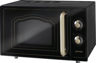 Мікрохвильова піч Gorenje MO20A3WH / 20 л / 800 Вт / AquaClean / AutoMenu / Сенсорне керування / LED-дисплей / Функція розморожування / 5 рівнів потужності / Блокування від дітей / Білий (Classico, Матовий чорний)