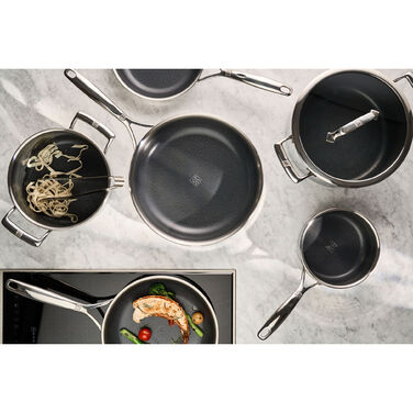 Сотейник 16 см с антипригарным покрытием в форме сот со стеклянной крышкой Peak Zwilling