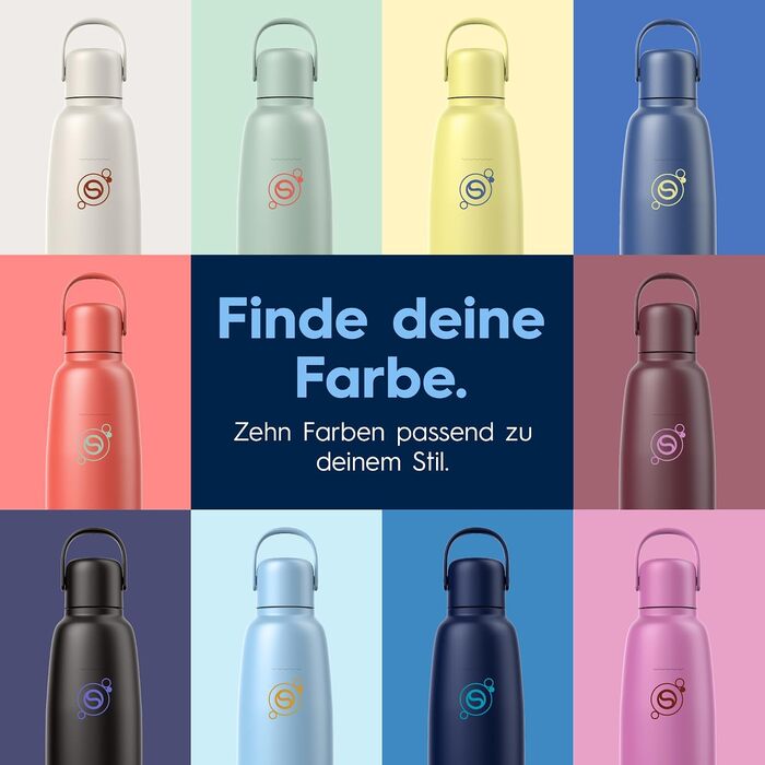 Бутылка для газированной воды 0,9 л, синяя Fizz & Go SodaStream