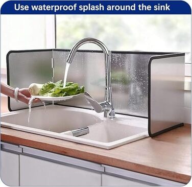 Складной брызгозащитный экран 30 x 40 см 2 шт.