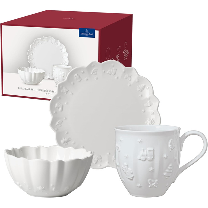 Набір для сніданку на 2 особи, 6 предметів Toy's Delight Royal Classic Villeroy & Boch