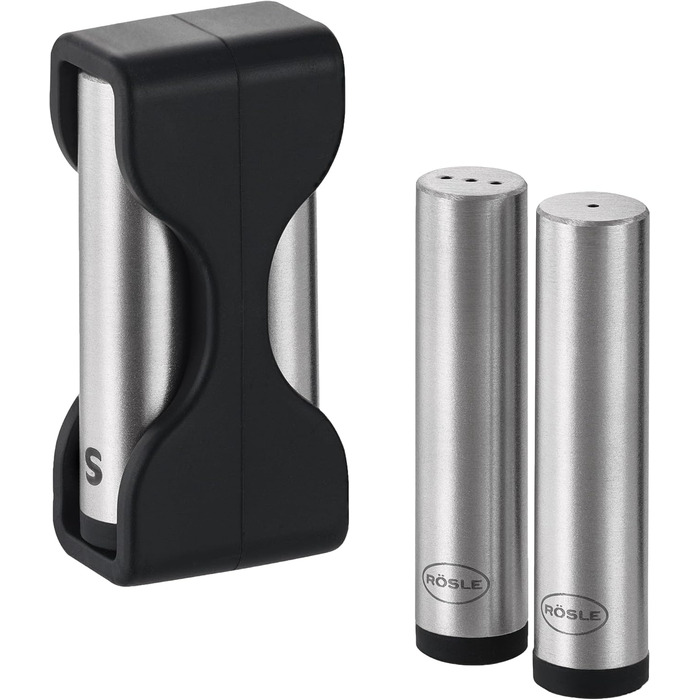 Контейнер для хранения 1 л прямоугольный с разделителем, крышкой и шейкерами для соли и перца FLEXX 2GO Rosle