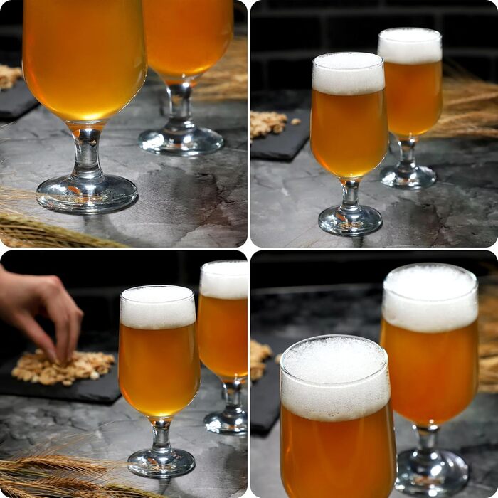 Набор из 6 стаканов для пива 385 мл KADAX