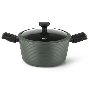 Каструля Fissman BRILLIANT 28x13,5 см / 7,1л зі знімними ручками (14383)