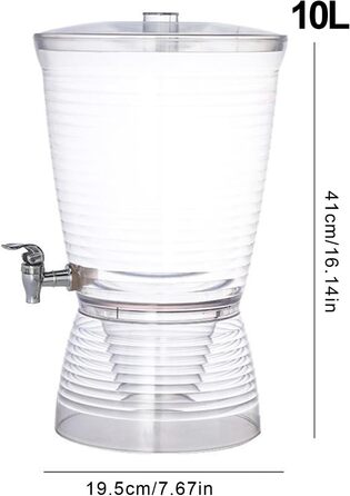 Диспенсер для напитков с краном 10 л Generic