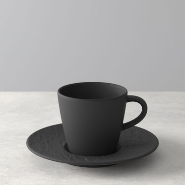 Кофейная пара 220 мл Black Manufacture Rock Villeroy & Boch