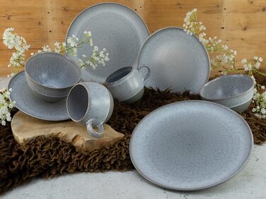 Набор посуды на 4 персоны, 16 предметов, Loft Stone Creatable