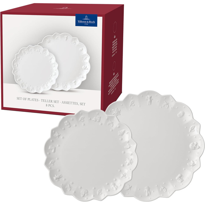 Набір тарілок на 4 персони, 8 предметів Toy's Delight Royal Classic Villeroy & Boch