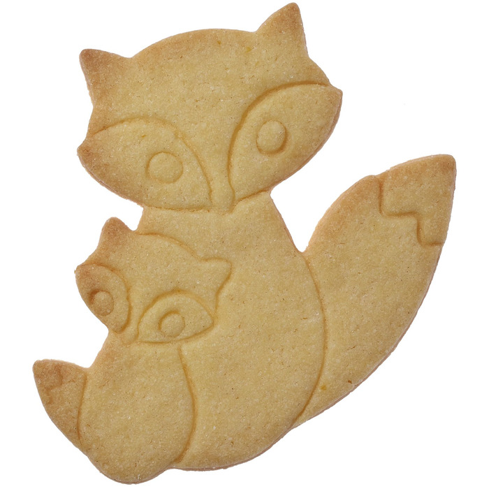 Форма для печива у вигляді пари лисиць Фріди і Філу, 10 см, RBV Birkmann