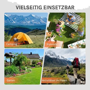 Складний алюмінієвий стіл для кемпінгу WOLTU