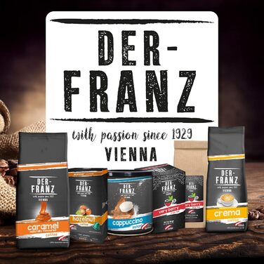 Растворимый кофе Crema, 100% арабика, 200 г Der-Franz