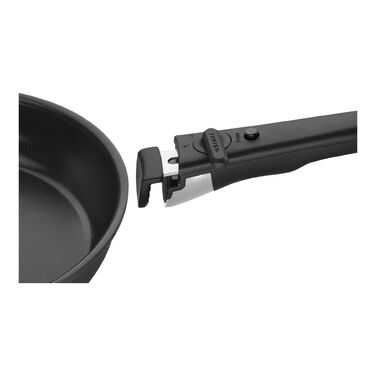 Сковорода 28 см без ручки із антипригарним покриттям, чорна Unlock Zwilling