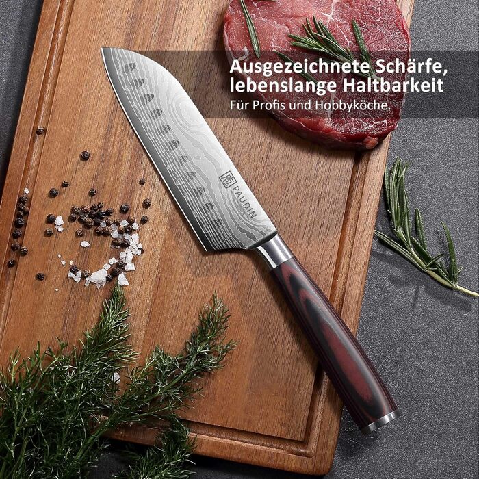 Кухонный нож-санток 13 см PAUDIN