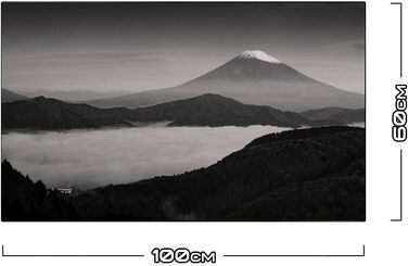 Дизайнерський кухонний фартух з алюмінієвого композиту, кухонний фартух, товщина 3 мм, 60x100 см, (Темні гори)