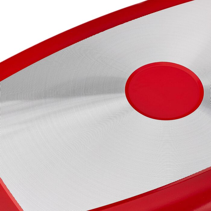 Жаровня с крышкой 5 л красная Relaxdays