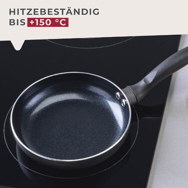 Сковорода 14 см з керамічним покриттям, чорна Highrise Fackelmann