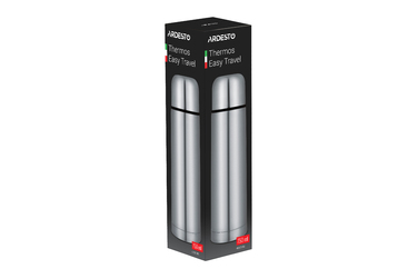 ARDESTO Thermos Easy Travel 750 мл, нержавеющая сталь