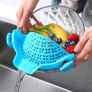 Силіконовий друшляк із застібкою для каструль Fulenyi