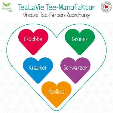 Чайний адвент-календар 2025, 24 сорти чаю в бляшанках у формі сердечок TeaLaVie