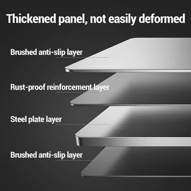 Кухонний фартух з нержавіючої сталі 80 х 30 х 40 см Onxyrbyte