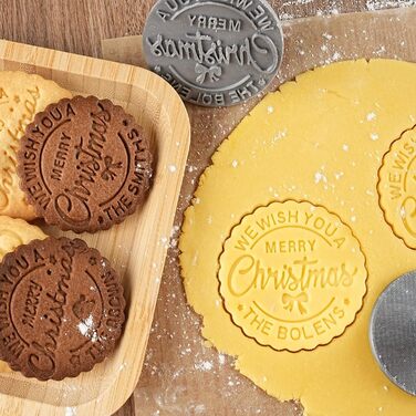 Штамп для різдвяного печива круглий 7,8 см