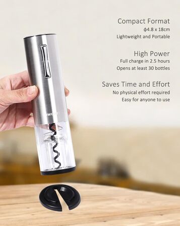 Електричний штопор для вина WIWONEY