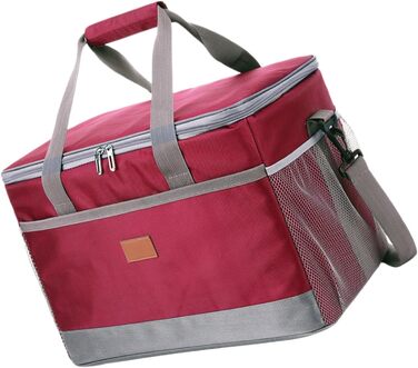 Термосумка для кемпинга 33 л бордовая Oxxggkao