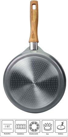 Сковорода для блинчиков с деревянной ручкой 25 см STONELINE