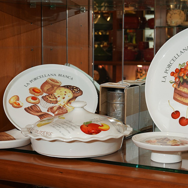 Набор тарелок для десерта La Porcellana Bianca GOLOSERIE, фарфор, диам. 17,5 см, 6 пр.