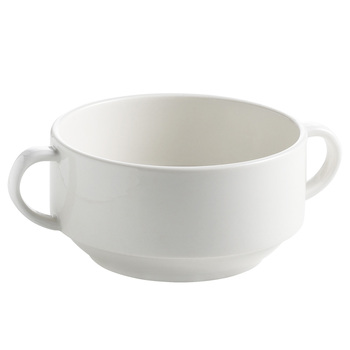 Чаша для супу з ручками Maxwell Williams WHITE BASICS ROUND порцелянова, 11,5 см, 410 мл